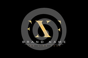 FXF abstract letter logo design