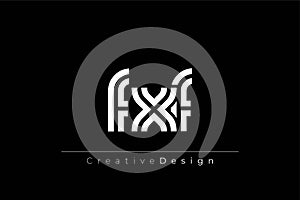FXF Creative Unique Modern Letter Logo Design