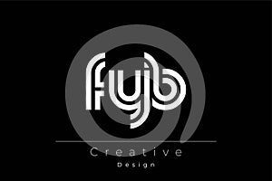 FYB Creative Unique Modern Letter Logo Design