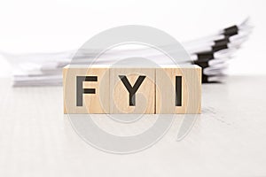FYI letters on img
