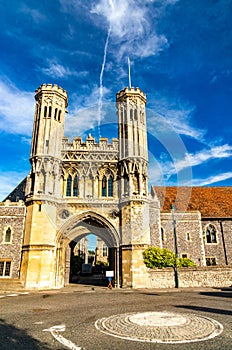 The Fyndon Gate of St. Augustine Abbey in Canterbury, England
