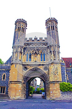 Fyndon\'s Gate St Augustine\'s Abbey Great Gate Canterbury Kent UK