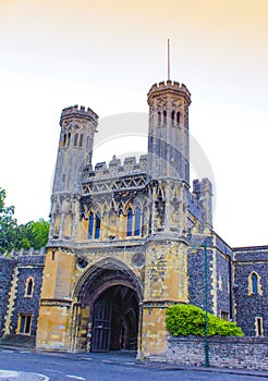 Fyndon\'s Gate St Augustine\'s Abbey Great Gate Canterbury Kent UK