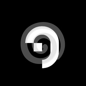 G Black And White PROFFESIONAL Logo