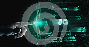 5G Communication Technology of Internet Network photo