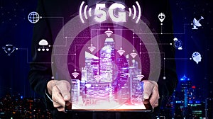 5G Communication Technology of Internet Network photo