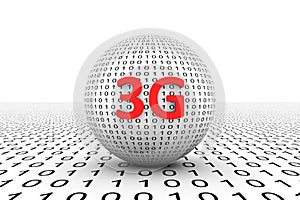 3G conceptual sphere photo