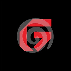 G7 G 7 letter number logo design, vector photo