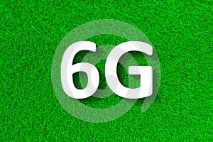 6G green grass meadow background