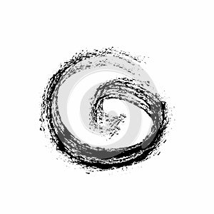 G initials grudge ink art logo and icon