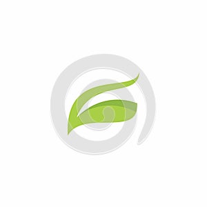 G leaf Logo Design. Letter G Nature Logo