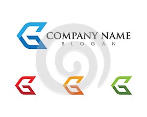 G Letter Logo Template design photo