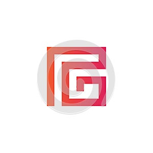 G letter Shield Abstract Monogram Letter Mark Vector Logo