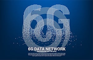 6G mobile networking from small square pixel.