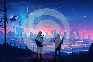 5g mobile tower installation telecom base station for wireless networkhealth risks from radiation.