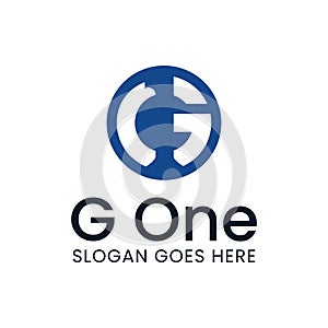 G One letter logo photo