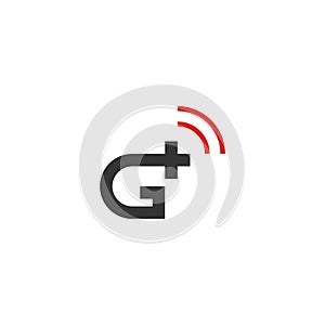 G plus  connection logo