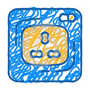 g socket icon doodle illustration