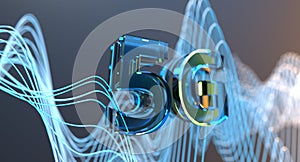 5G Technology Modern High Tech Communication photo