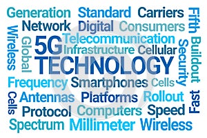 5G Technology Word Cloud