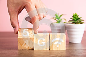 5G 5th Generation network connecting technology future global