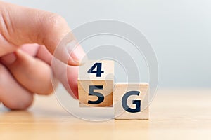 5G 5th Generation network connecting technology future global