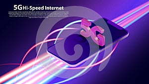 5G wireless network technology communication background