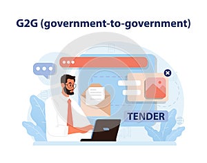 G2G, government to government business model. Governments commercial