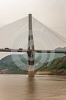 G319 highway bridge over Yangtze River, China