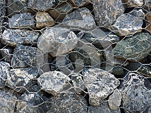 Gabion Retaining Wall Background