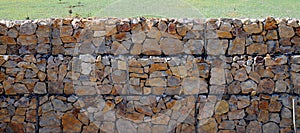 Gabion Stone Wall photo