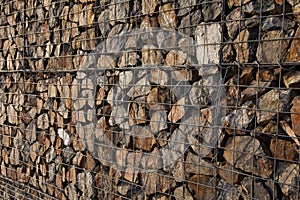 Gabion wall photo