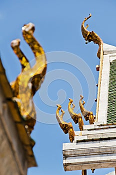 Gable apex of thai temple