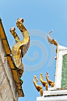 Gable apex of thai temple