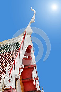 Gable apex of Thai temple