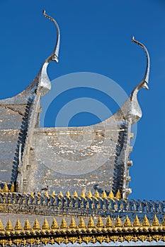 Gable Apex of Thai Temple at Wat Muang - Ang Thong, Thailand