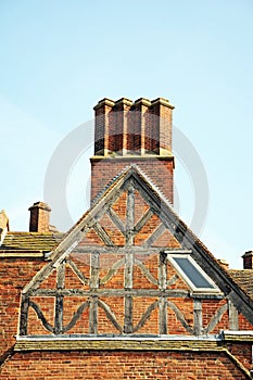 Gable end of Franciscan Friary, Lichfield.