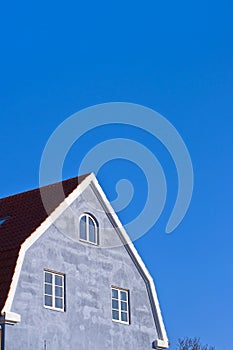 Gable end of swedish home