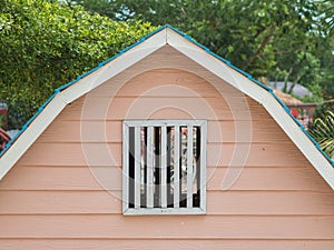 Gable of house