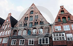 Gable roof houses of Lueneburg-IX-