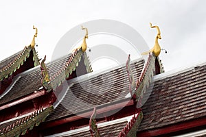 Gable and roof temple