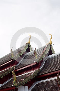 Gable and roof temple