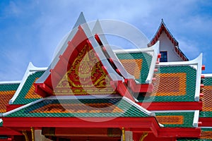 Gable roof temple