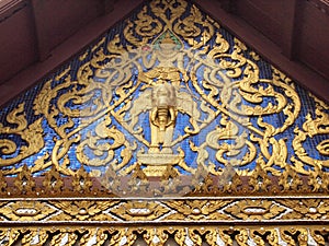 Gable of Thai Temple