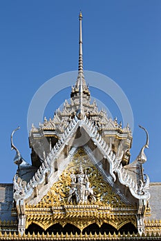 Gable of Thai Temple at Wat Muang - Ang Thong, Thailand