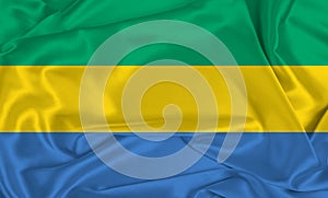 Silk Gabon Flag photo