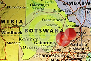 Gaborone capital city of Botswana