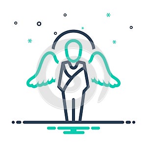 Mix icon for Gabriel, angel and archangel