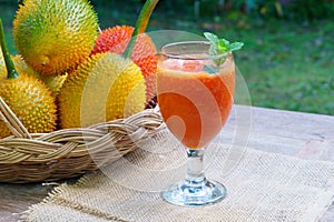 Gac Fruit juice