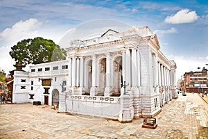 The Gaddi Baithak in Basantapur Durbar Square in Kathmandu, Ne photo